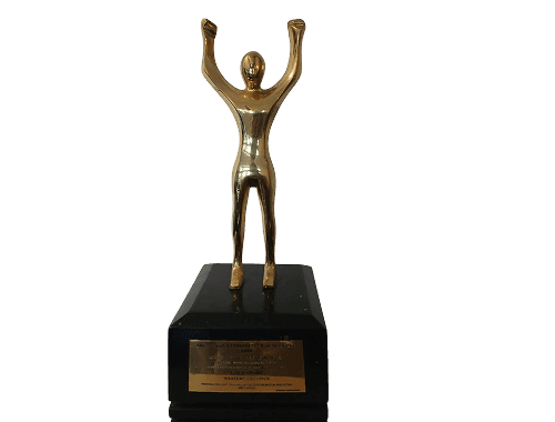 Corporate award trophy representing excellence and achievement